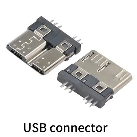Smd Micro Mini Usb 5 Pin Connector Pcb Type Miniature Usb Socket