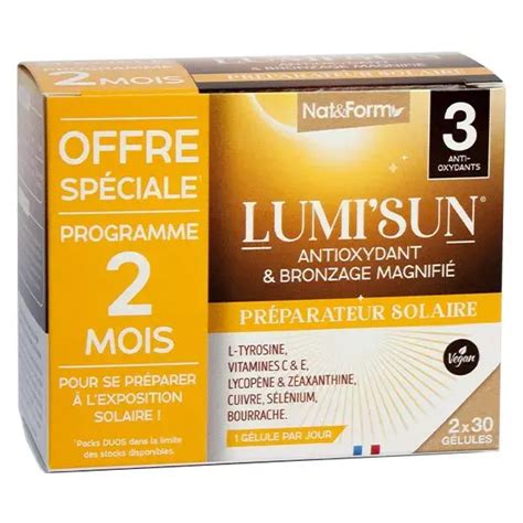 Lumi sun préparateur solaire Nat Form complément alimentaire