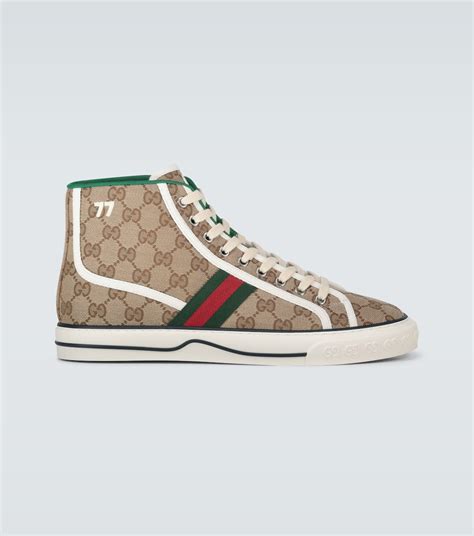 Zapatillas Altas Tennis 1977 Gg En Beige Gucci Mytheresa