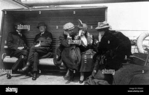 TITANIC SURVIVORS 1912 NGroups Of Titanic Survivors Aboard The