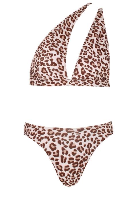 Luigi Set Bikini Με Έναν Ώμο Με Ενίσχυση Ψηλόμεσο Καφέ 3470813 Skroutz gr