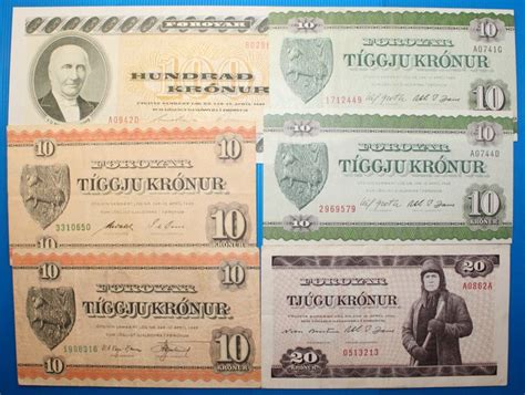 Faeroe Islands 6 Banknotes Various Dates Catawiki