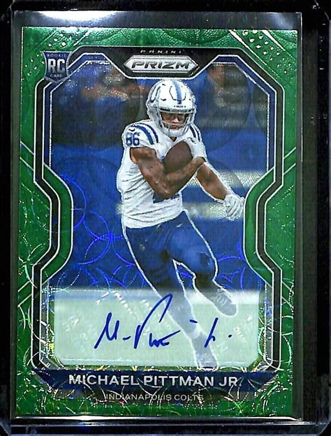 Panini Prizm Green Scope Prizm Rookie Autograph Michael