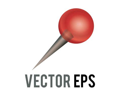 Vector Red Round Head Location Pushpin Icon 34544641 Vector Art At Vecteezy