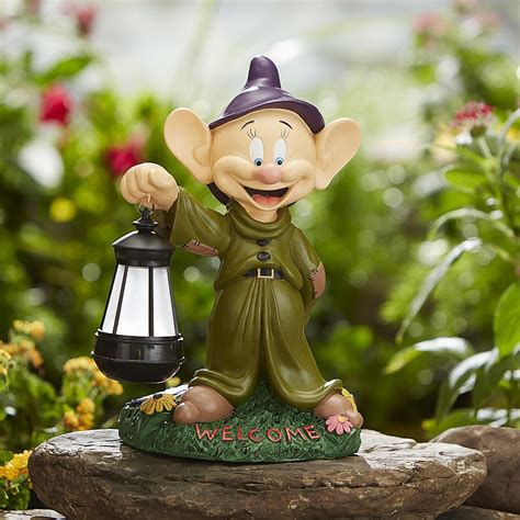 Disney Garden Statues With Solar Lantern From Kmart Inside The Magic