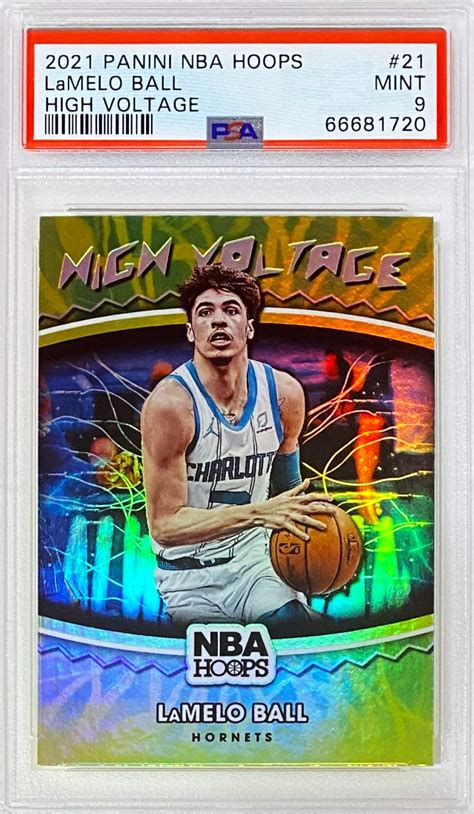 Lamelo Ball Panini Nba Hoops Basketball Charlotte Hornets High