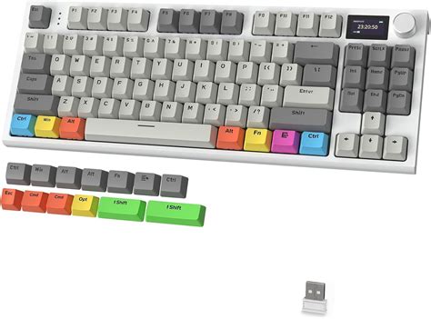 K86 Wireless Mechanical Gaming Keyboard Hot Swappable TKL RGB Backlit Programmable TFT Smart