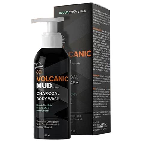 Volcanic Mud Charcoal Body Wash 100ml