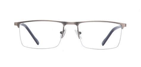 Specsmakers Signa Unisex Eyeglasses Halfframe Rectangle Large 53 Meta Specsmakers The