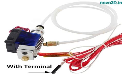 Novo D Hot End D Printer Extruder E D V J Head Hotend Kit V Improved Metal Version At