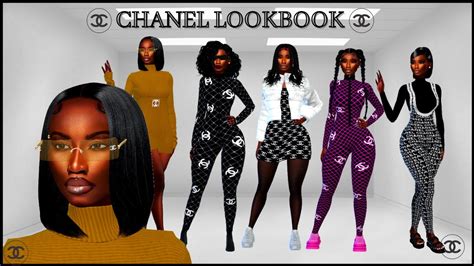 Designer Chanel Lookbook Part 4 Cc Links Sims 4 Youtube