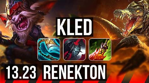 Kled Vs Renekton Top 5011 Rank 4 Kled Na Challenger 1323