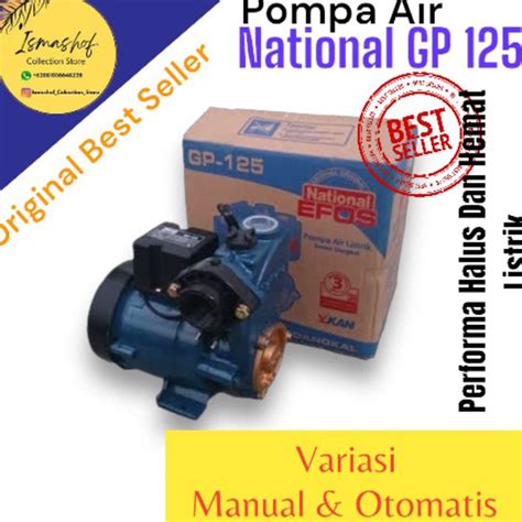 Jual Baru Pompa Air NATIONAL OTOMATIS Decker 125 Pompa OTOMATIS Sumur