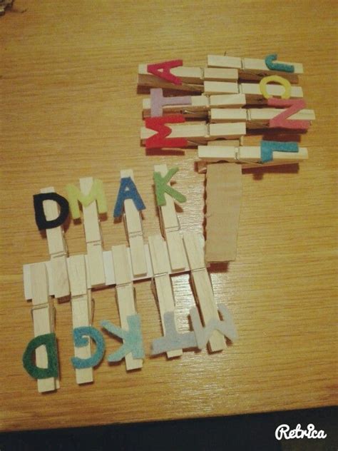 The Letters Are Made Out Of Popsicle Sticks