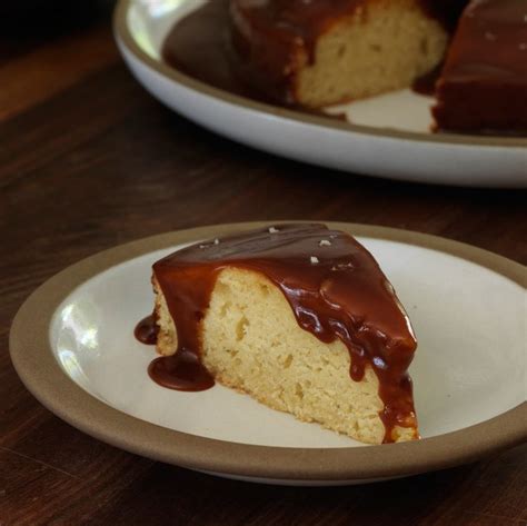 Vanilla Bean Cake With Salted Caramel Sauce Recipe