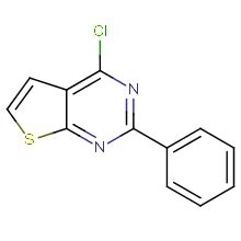 现货供应ChemShuttle4 chloro 2 phenylthieno 2 3 d pyrimidine 纯度97 00