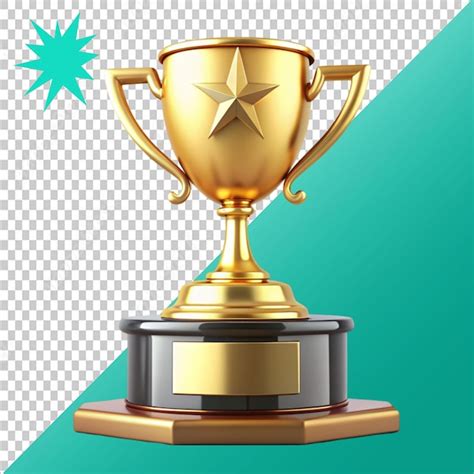 Podium award on transparent background | Premium AI-generated PSD