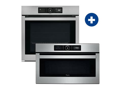 Whirlpool AKZ9 6230IX Beépíthető sütő, inox + Whirlpool AMW 730/IX ...