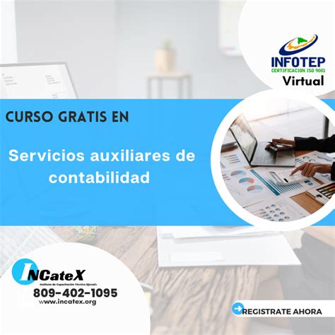 Curso Gratis En Servicios Auxiliares De Contabilidad Infotep Gratis