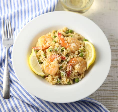 Easy Shrimp Risotto With Peas Tastefulventure