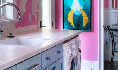 Colorful Custom Cabinets for Your Laundry Room