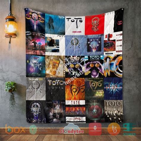 BEST Toto Band Album Covers Quilt • Shirtnation - Shop trending t ...