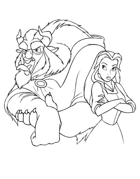 Bring The Magic Of Beauty And The Beast To Life With Our Coloring Pages