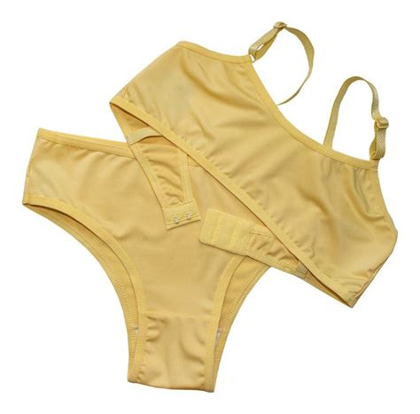 4 Conjuntos Lingerie Menina Infantil S Bojo Coxete Atacado