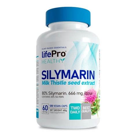 Silymarin 120 Capsules LifePRO Protettori Epatici MASmusculo