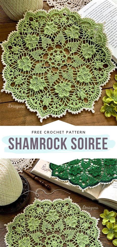 Awesome St Patricks Crochet Doilies With Free Patterns Irish