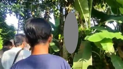 Pilu Pria Diduga ODGJ Ditemukan Tewas Gantung Diri Di Pohon Nangka