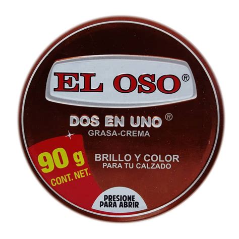 Grasa en crema El Oso Dos en Uno para calzado café 90 g Walmart