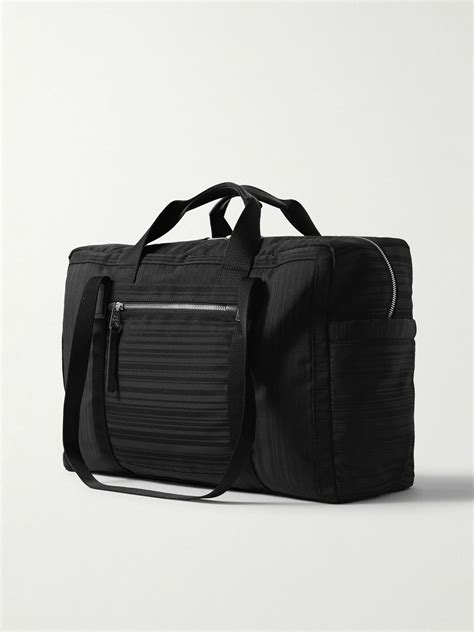 Paul Smith Leather Trimmed Satin Jacquard Holdall Paul Smith