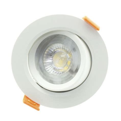 Empotrable LED Redondo Blanco 7W 620Lm Orientable Ángulo 40º