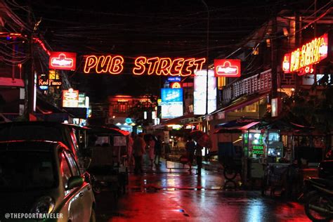 Pub Street And Angkor Night Market Siem Reap Cambodia The Poor