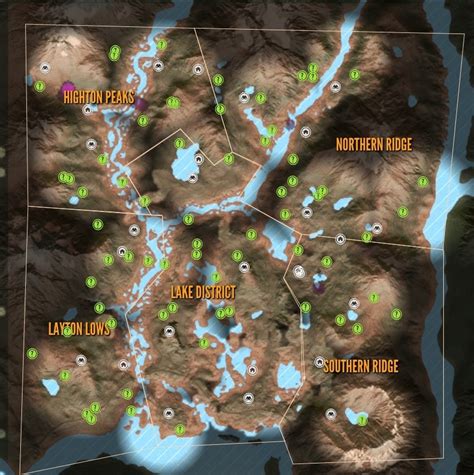 The hunter call of the wild complete map - firsthon