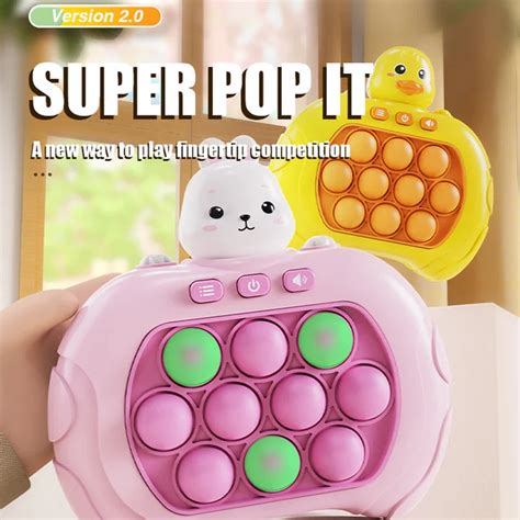 Pop Juego Antiestr S Con Luz LED Para Ni Os Y Ni As Juguete Antiestr S