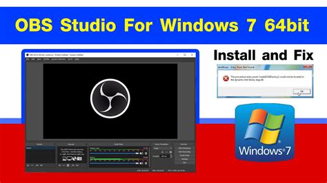 Install Obs Studio For Windows Bit And Fix