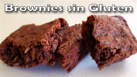 Receta De Como Hacer Brownies Sin Gluten Brownie De Chocolate Con