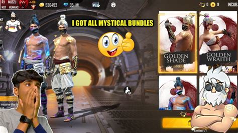 Mystical Master Incubator Return I Got Golden Shade Bundle Free Fire