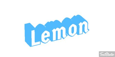 Lemon Word Animated GIF Logo Designs