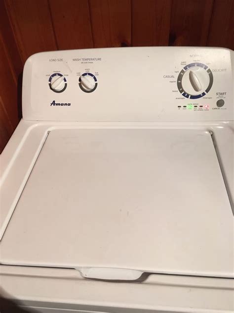 Amana Extra Large Capacity Washer Dryer Pair Excellent Condition It