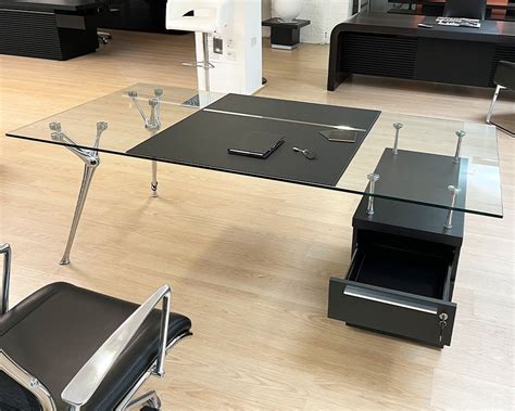 The Best Large Luxury Glass Executive Desks With Drawers