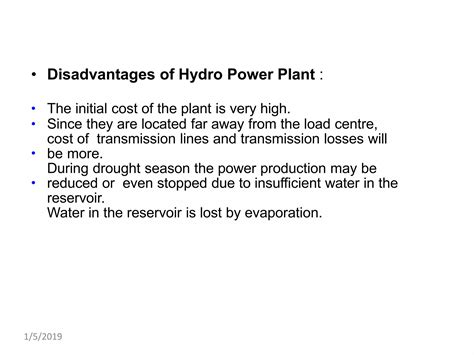 Presentation Of Hydro Power Plant Pptx