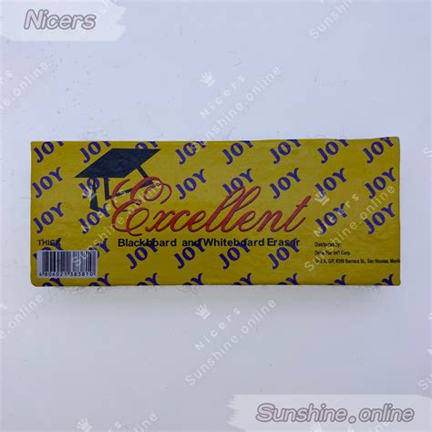 Joy Blackboard And Whiteboard Eraser X X Cm Shopee Philippines