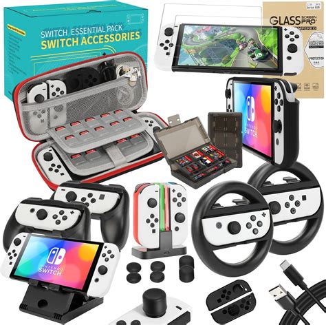 Kit De Accesorios Para Nintendo Switch Oled Games Bundle Funda De