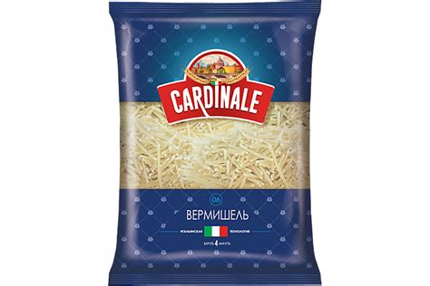 Макаронные изделия «Cardinale» Вермишель, 400 г – купить по приятной ...