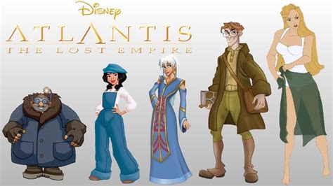 Atlantis The Lost Empire Size Comparison Biggest Characters Of