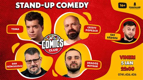 Bilete Stand Up Cu Toma Popesco Frinculescu Mitran La Comicsclub