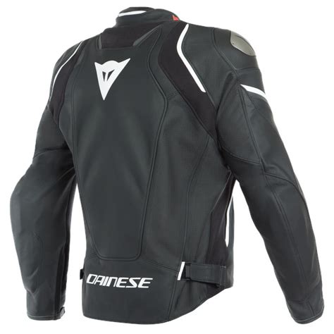 Dainese Racing 3 D Air Perf Leather Jacket Matt Blackwhite